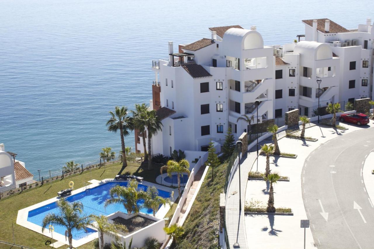 Apartamento Vista Mar Frontal Garaje Y Wifi Lejlighed Torrox Eksteriør billede